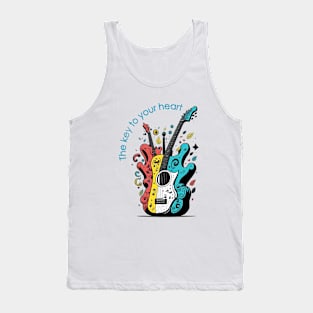 The Key to you're heart Tank Top